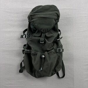 VTG Y2K GAP Backpack Mens Large Olive Green Canvas Rucksack Gorpcore Utility Bag